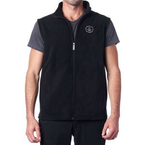 Hammer Anvil Mens Full Zip Up Fleece Vest Lightweight Sleeveless Fleece Sweater